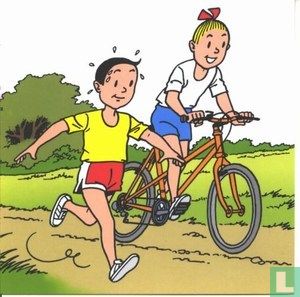 Suske en Wiske fietsen