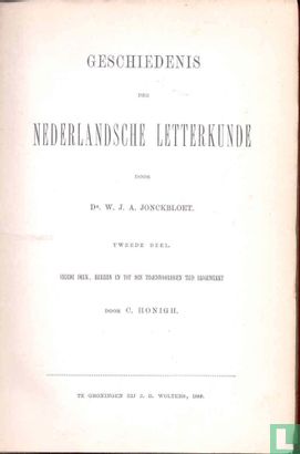 Geschiedenis der Nederlandsche Letterkunde  - Bild 3