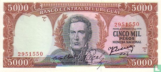 URUGUAY 5 Pesos - Image 1