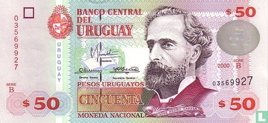 URUGUAY 50 Pesos uruguayos - Image 1