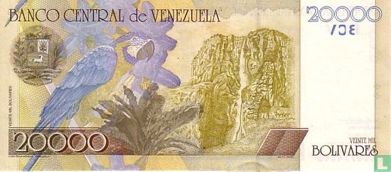 Venezuela 20.000 Bolívares 2001 - Bild 2