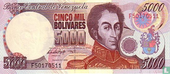 Venezuela 5.000 Bolívares 1998 - Image 1