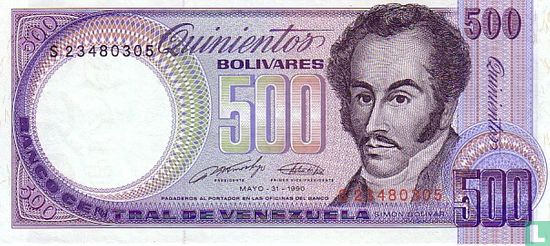 Venezuela 500 Bolívares 1990 - Image 1