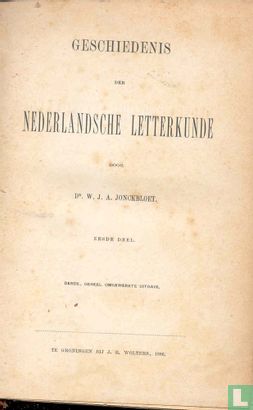Geschiedenis der Nederlandsche Letterkunde  - Image 3