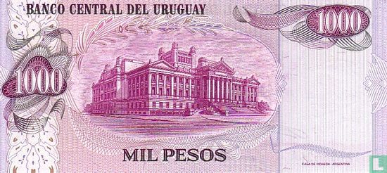 URUGUAY 1 000 Pesos - Bild 2