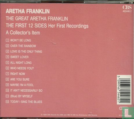 The Great Aretha Franklin: The First Twelve Sides - Her First Recordings - Image 2
