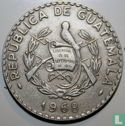 Guatemala 25 Centavo 1968 - Bild 1