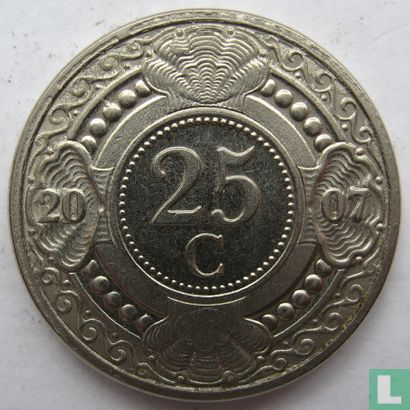Antilles néerlandaises 25 cent 2007 - Image 1