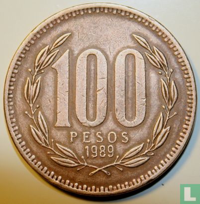 Chile 100 Peso 1989 - Bild 1
