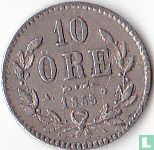 Zweden 10 öre 1855 (kleine AG) - Afbeelding 1