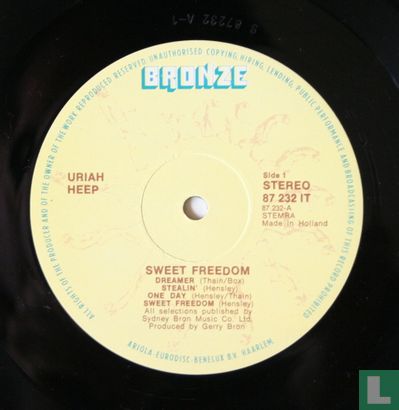 Sweet freedom - Afbeelding 3