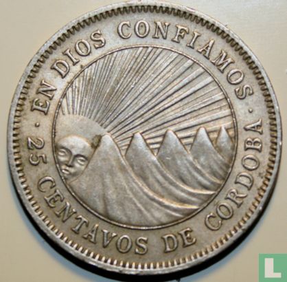 Nicaragua 25 Centavo 1956 - Bild 2