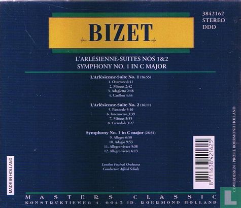 Bizet: L'Arlésienne-Suites Nos. 1 & 2, Symphony No. 1 - Afbeelding 2