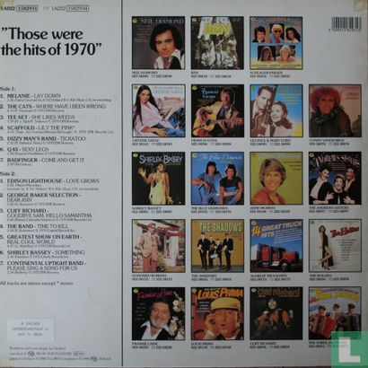 Those were the hits of 1970 - Afbeelding 2