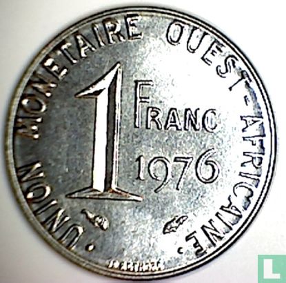 États d'Afrique de l'Ouest 1 franc 1976 - Image 1