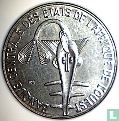 États d'Afrique de l'Ouest 1 franc 1976 - Image 2