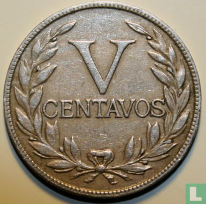 Colombia 5 centavos 1938 (zonder muntteken - type 2) - Afbeelding 2