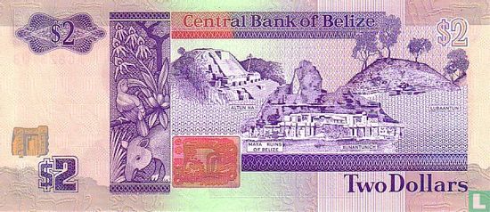 Belize 2 Dollars - Afbeelding 2