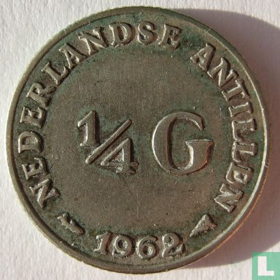 Nederlandse Antillen ¼ gulden 1962 - Afbeelding 1
