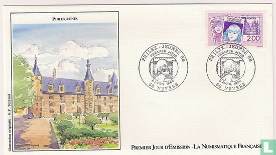 Jeunes timbre exposition Nevers