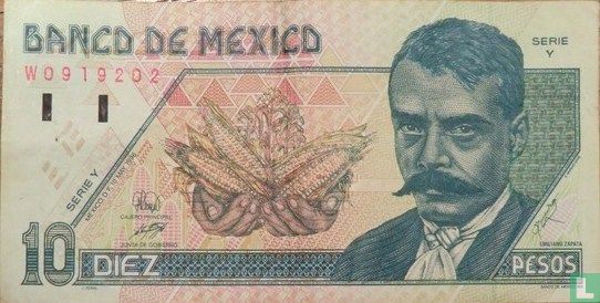 Mexique 10 Pesos   - Image 1