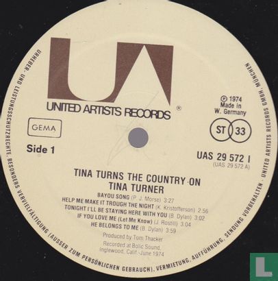 Tina turns the country on  - Image 3