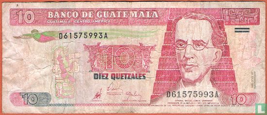 Guatemala 10 Quetzales - Image 1