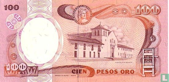 Kolumbien 100 Pesos Oro 1985 - Bild 2