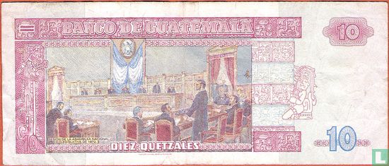 Guatemala 10 Quetzales  - Bild 2