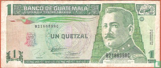 Guatemala 1 Quetzal  - Image 1