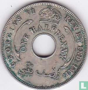 Afrique de l'Ouest britannique ½ penny 1947 (H) - Image 2