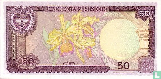 Columbia 50 Pesos Oro 1985 - Bild 2