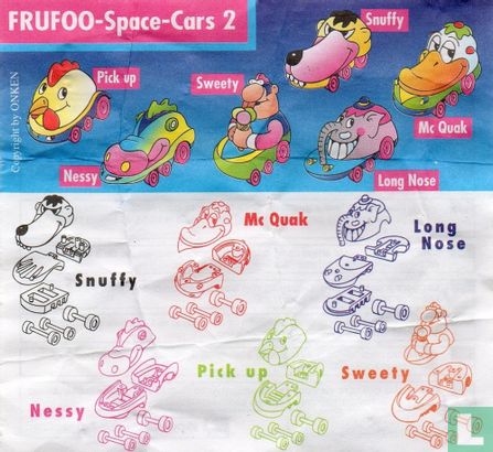 Frufoo-Space-Cars 2 - Afbeelding 1