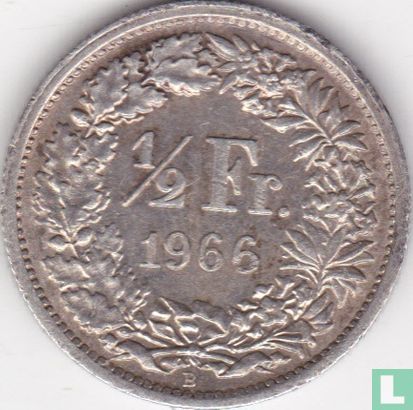 Zwitserland ½ franc 1966 - Afbeelding 1