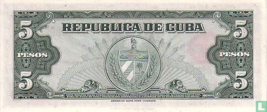 CUBA 5 Pesos - Afbeelding 2