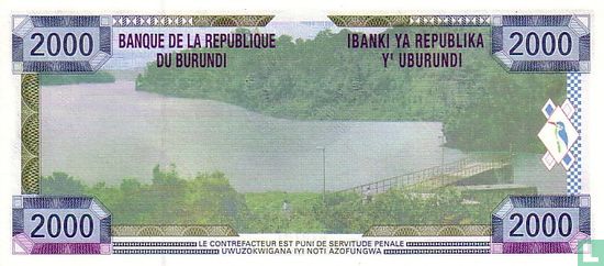 Burundi 2000 Francs  - Afbeelding 2