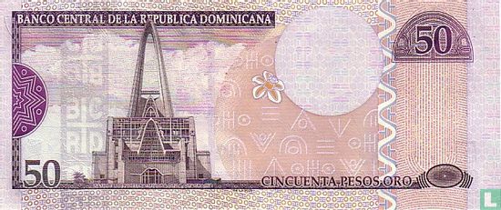 Dominikanische Republik 50 Pesos Oro 2002 - Bild 2