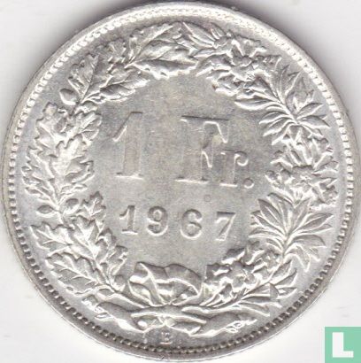 Zwitserland 1 franc 1967 - Afbeelding 1