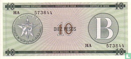 CUBA 10 Pesos  - Afbeelding 1