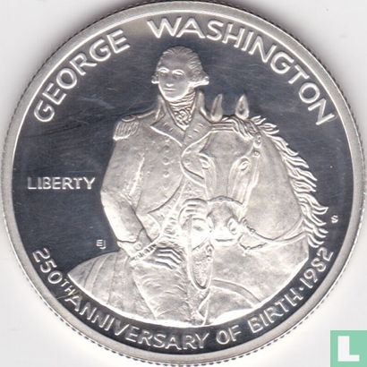 Verenigde Staten ½ dollar 1982 (PROOF) "250th anniversary Birth of George Washington" - Afbeelding 1