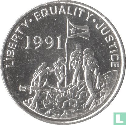 Érythrée 10 cents 1997 - Image 2