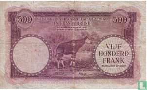 Belgian Congo 500 Francs 1955 - Image 2