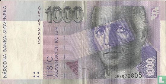 Slowakije 1000 Korun 1997 - Afbeelding 1