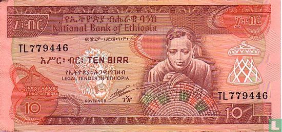 Ethiopia 10 Birr 1991 (L/EE1969) - Image 1