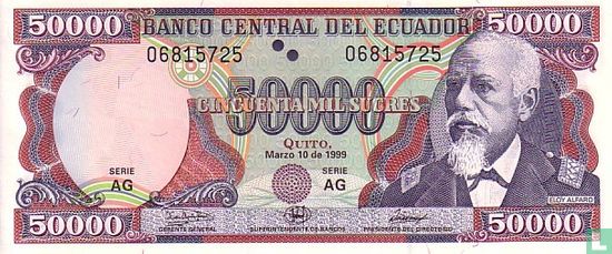 Ecuador 50 000 Sucres  - Afbeelding 1
