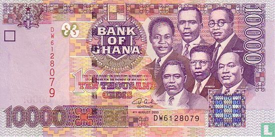 Ghana 10.000 Cedis 2003 - Afbeelding 1