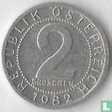Oostenrijk 2 groschen 1982 - Afbeelding 1