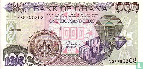 Ghana 1,000 Cedis - Image 1