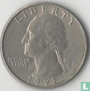Vereinigte Staaten ¼ Dollar 1991 (D) - Bild 1