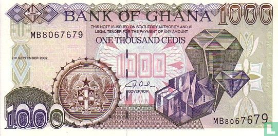 Ghana 1.000 Cedis 2002 - Bild 1